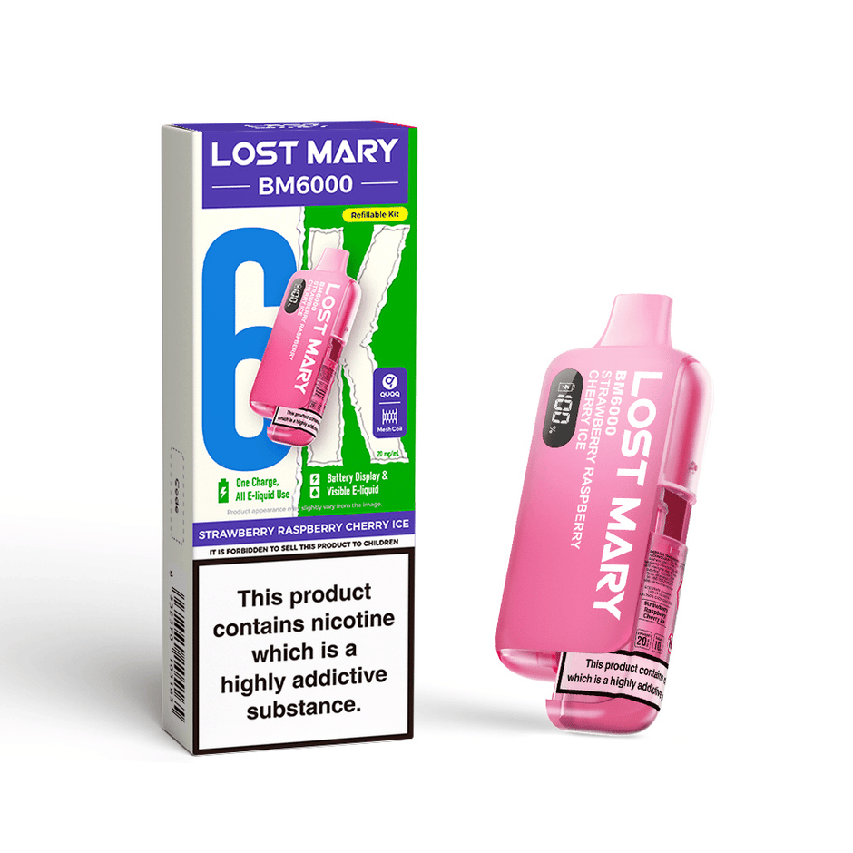 Lost Mary BM6000 rechargeable prefilled pod kit