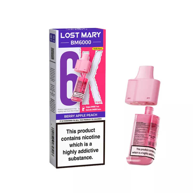 Lost Mary BM6000 replacement refill pod pack